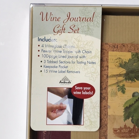 WINE JOURNAL GIFT SET BRAND NEW IN BOX - Picture 3 of 8